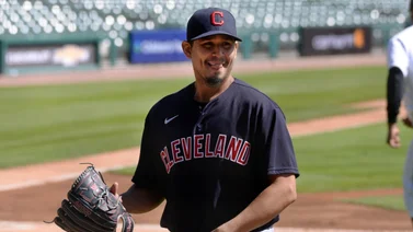 MLB: Carlos Carrasco entrena con los Guardianes de Cleveland de esta forma (+Video)