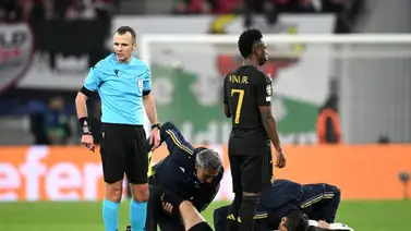 Champions League: ¡Otro al hospital! esta estrella del Real Madrid sale lesionado ante el Leipzig Champions League: ¡Otro al hospital! esta estrella del Real Madrid sale lesionado ante el Leipzig