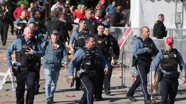 Momento cuando es capturado uno de los pistoleros en Kansas City (+Video)