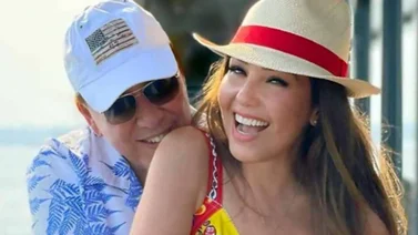 Thalía habla de cómo fue su primera cita con su esposo Tommy Mottola y quién fue el famoso que le sirvió de “cupido”