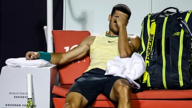 ¡Terrible! Esta fue la lesión que sufrió Carlos Alcaraz en el ATP de Río de Janeiro (+Video)