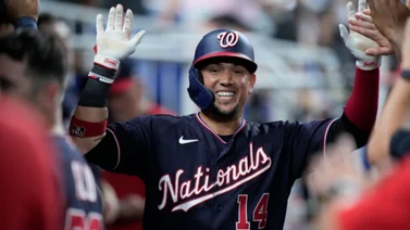 MLB: ¡No se rinde! Vea el mensaje de Ildemaro Vargas durante los entrenamientos de Nacionales de Washington