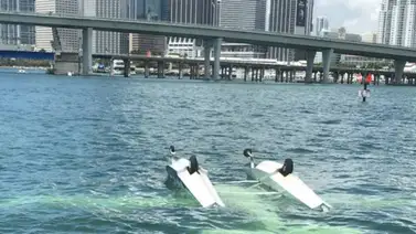 Mira el terrible accidente que sufre un hidroavión en Miami (+Video) Mira el terrible accidente que sufre un hidroavión en Miami (+Video)