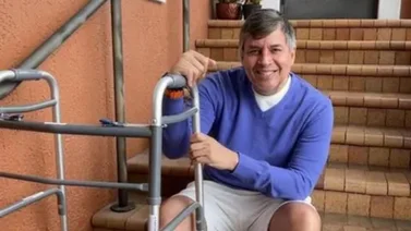 Así es cómo Daniel Sarcos reaparece tras ser operado de urgencia por problemas en la cadera 