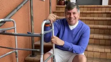 Así es cómo Daniel Sarcos reaparece tras ser operado de urgencia por problemas en la cadera Así es cómo Daniel Sarcos reaparece tras ser operado de urgencia por problemas en la cadera