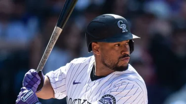 MLB: ¡Inmenso! Elías Díaz da una muestra del poder que trae para esta campaña (+video)