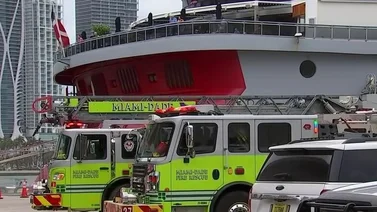 Colisión de dos barcos cerca del puerto de Miami deja varios heridos