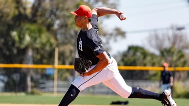 MLB: ¡Ruge el tigre! Wilmer Flores demuestra su potencial brazo en el Spring Training (+Video)