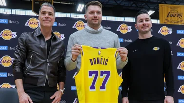 NBA: ¡Oficial! Así fue la presentación de Luka Doncic como nuevo jugador de Los Ángeles Lakers (+Fotos)