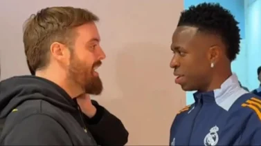 Vinicius Jr bromeó con Ibai Llanos tras la clasificación del Real Madrid (+Video)