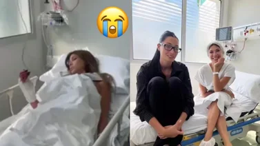 Catherine Fulop tuvo que ser llevada a emergencias y así se encuentra ahora