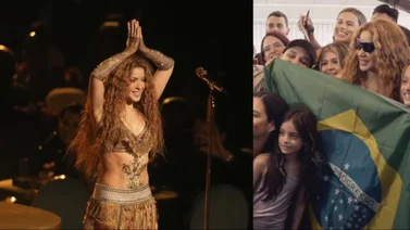 Fanáticos de Shakira esperan ansiosos por el concierto en Brasil 