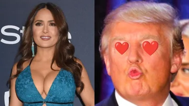 Salma Hayek asegura que Donald Trump cayó rendido a sus encantos (+Detalles)