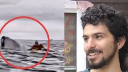 Así reaccionó el joven que fue succionado por una ballena jorobada en Chile (+Video)
