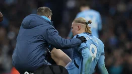 Susto en el Etihad Stadium con la rodilla de Erling Haaland