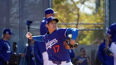 MLB: Shohei Ohtani tuvo su primera sesión de bullpen y así le fue (+video)