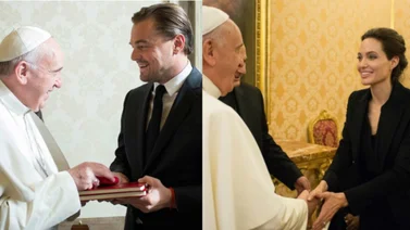 El encuentro del papa Francisco con celebridades 