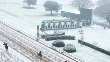 Clima gélido provocan cambios en programas en estos hipódromos Clima gélido provocan cambios en programas en estos hipódromos