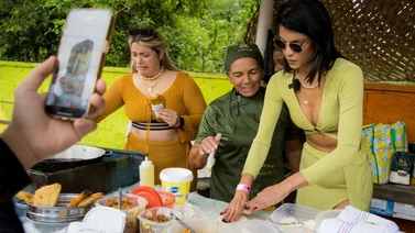 A estas influencers se les quemó la empanada en Margarita.