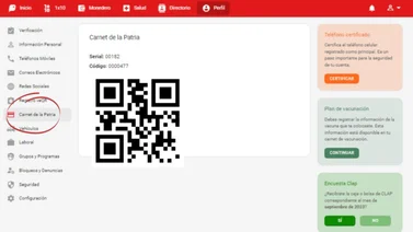 codigo qr carnet de la patria