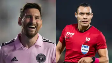 Árbitro mexicano le pide un autógrafo a Messi y es castigado por la Concacaf Árbitro mexicano le pide un autógrafo a Messi y es castigado por la Concacaf
