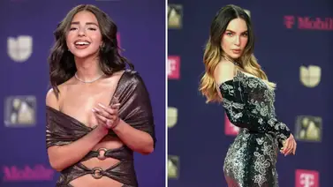 Así fue el encuentro de Belinda y Ángela Aguilar en Premio Lo Nuestro Así fue el encuentro de Belinda y Ángela Aguilar en Premio Lo Nuestro