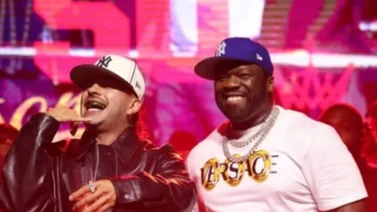 Mira a Feid cantando reggaetón con 50 Cent (+Video)