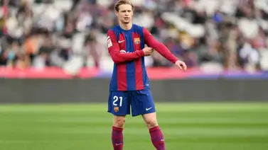 LaLiga: Frenkie de Jong dejó su huella ante Las Palmas LaLiga: Frenkie de Jong dejó su huella ante Las Palmas