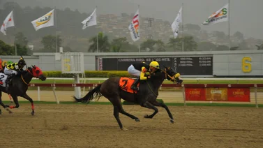 Jockey ganador de meeting regresó de Estados Unidos y estuvo ayer de visita en La Rinconada