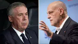 Javier Tebas le responde a Carlo Ancelotti y sigue la guerra entre LaLiga y el Real Madrid (+Video)