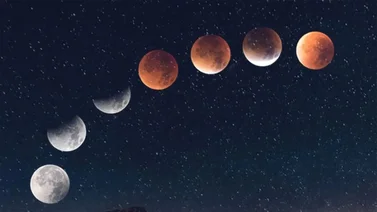 eclipse lunar total y danza celeste
