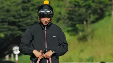 Maykor Ibarra mira hacia el podio con este debutante en su primera carrera en el Hipódromo de La Rinconada Maykor Ibarra mira hacia el podio con este debutante en su primera carrera en el Hipódromo de La Rinconada
