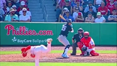 MLB: Oswaldo Cabrera mejora sus opciones con los Yankees por batazos como este (+Video)