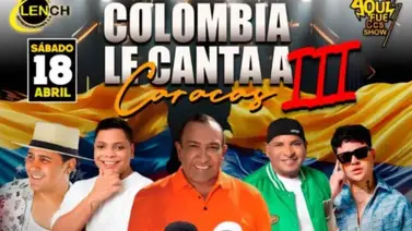 Colombia le canta a Caracas regresa con muchas sorpresas en su tercera edición ¿Están listos? Colombia le canta a Caracas regresa con muchas sorpresas en su tercera edición ¿Están listos?