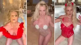 Britney Spears deja al descubierto sus "lolas" por un descuido 