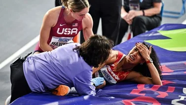 ¡No se puede creer! Figura española se lesiona de manera insólita en el Mundial de Atletismo