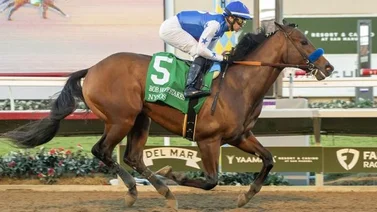 Baffert inscribe a Nysos en clasificatoria al Derby que no puede correr