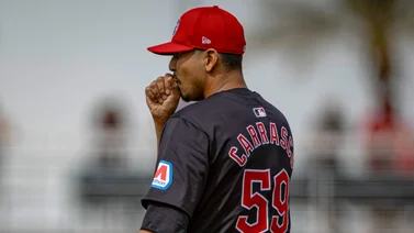 MLB: ¡Todo un guardián! Carlos Carrasco sigue demostrando un gran nivel en el Spring Training
