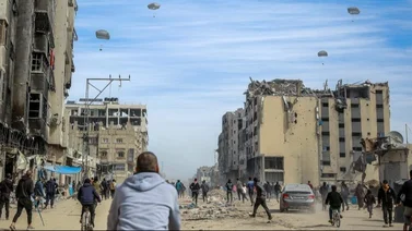 Gaza recibe alimentos desde el aire ante crisis humanitaria a causa de la guerra