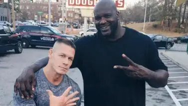 Shaquille O'Neal y John Cena se encuentran en una apretada situación (+Video) Shaquille O'Neal y John Cena se encuentran en una apretada situación (+Video)