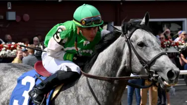 Irad Ortiz Jr lidera a los jockeys puertorriqueños en esta estadística Irad Ortiz Jr lidera a los jockeys puertorriqueños en esta estadística