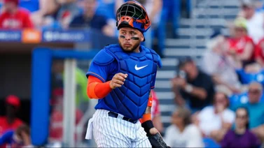 MLB: ¡Ajustes en el cañón! Vea a Francisco Álvarez con este sensacional out en la segunda base (+Video)