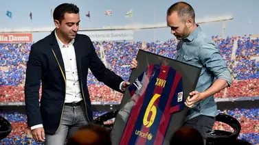 Iniesta habla sobre Xavi y conmueve al barcelonismo Iniesta habla sobre Xavi y conmueve al barcelonismo