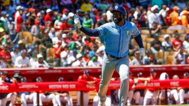 MLB: ¡Calienta motores! Randy Arozarena disparó su primer cohete de la primavera (+Video)