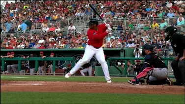 MLB: Así fue el tercer bambinazo de “Carita” en la primavera (+Video)