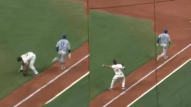 MLB: ¡Pincelada a la defensiva! Wandy Peralta domina a Ohtani con increíble jugada (+Video)