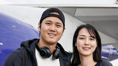 MLB: Así celebro Mamiko la esposa de Shohei Ohtani como toda una Dodgers (+ Video)