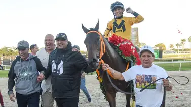 Jockey venezolano abre la semana con doblete en este hipódromo de Estados Unidos Jockey venezolano abre la semana con doblete en este hipódromo de Estados Unidos