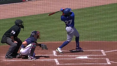 MLB: ¡A mil millas! Así fue la tabla de Vladimir Guerrero Jr. ante Atlanta (+Video)
