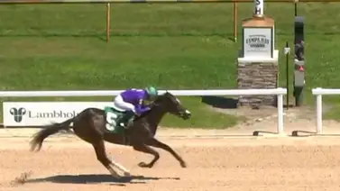 Daniel Centeno no deja de ganar en este hipódromo de Estados Unidos Daniel Centeno no deja de ganar en este hipódromo de Estados Unidos